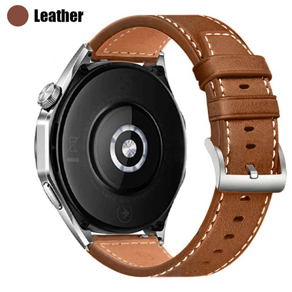 22-mm-Leder-Silikonarmband für Huawei Watch GT6 6Pro GT7 GT5 GT4 46 mm, Ersatzarmband für Samsung Galaxy Watch 3 45 mm, Gear S3. – Detail 22