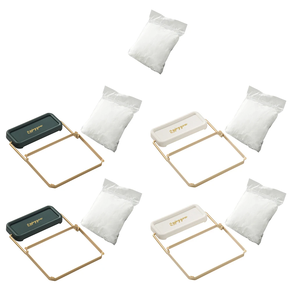 Kitchen Sink Filter Rack Foldable Sink Strainer Mesh Bag Stand Shelf Anti-Clogging Disposable Garbage Mesh Net Sink Storage Box
