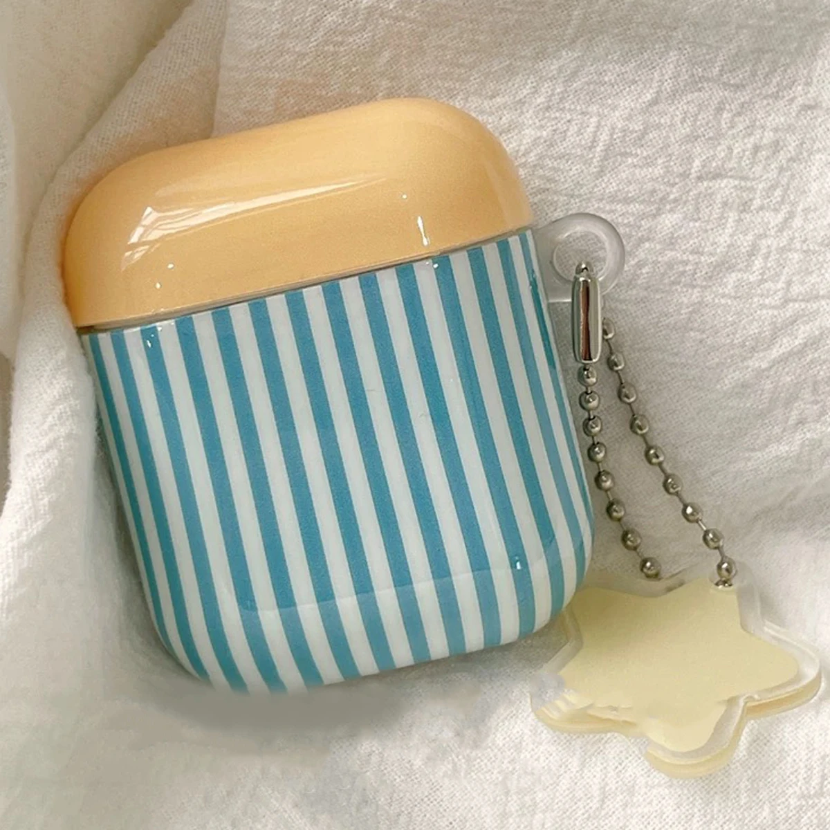 Simple Striped Grid Suitable For Apple Earphone Protective Case Airpodspro2 Wireless Bluetooth Earphone Case
