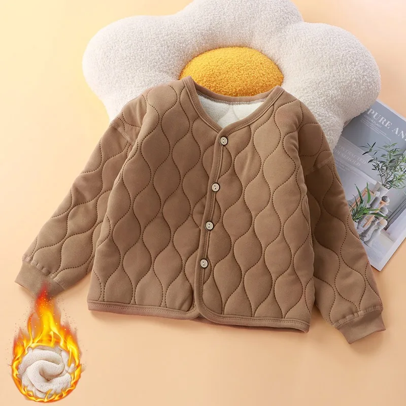 New Baby Girls Boys Clothes Cute Fleece Winter Warm Baby Girl Jacket Casual Baseball Uniform Outerwear Kids Coat