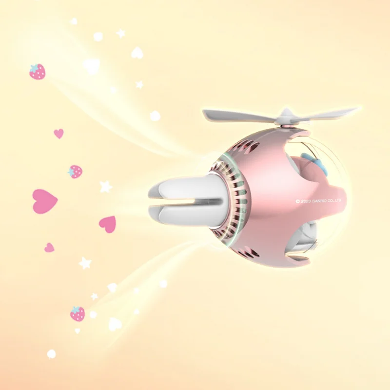 معطر هواء سانريو ماي ميلودي للسيارة - موزع روائح سانريو الرسمي لفتحات السيارة، هدية إكسسوارات ديكور إبداعية لطيفة