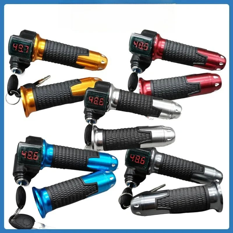 for 0-99V General Voltage Display Speed Regulation Handle Electric Vehicle Accessories Aluminum Alloy Device