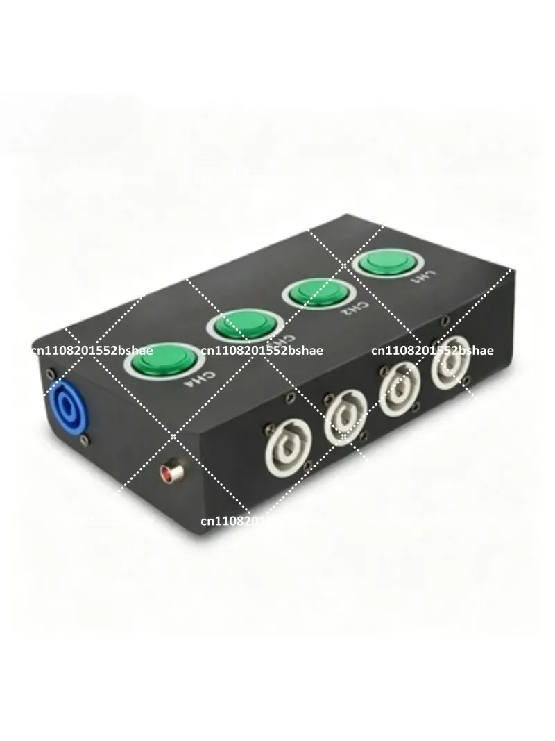 Single Trigger Pull Box DJ Stage Light Controller 4 Channels Mini Power with Red Soloflash Button Effect Console