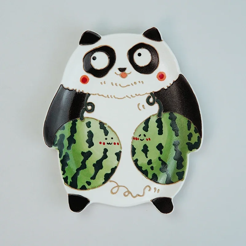 

Hand-painted ceramic plate, storage plate, tableware, bone saucers, snacks, decorative plate