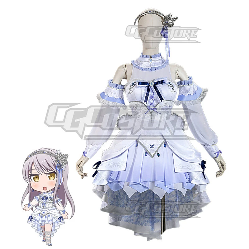 

BanG Dream! Minato Yukina Cosplay Costume Anime Dresses Christmas Halloween Free shipping CG1898