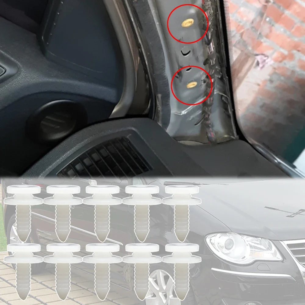 

For VW Touran Transporter T5 Multivan 2003 2005 2007 2009 2011 2013 2015 Step Insert Side Sill Trim Fastener Panel Pillar Clip
