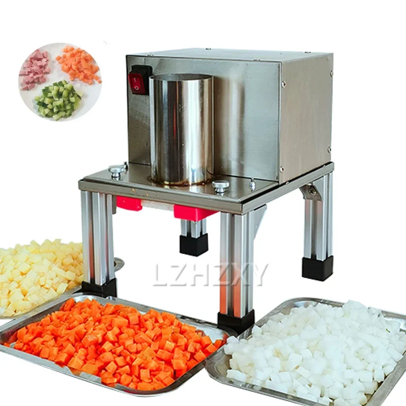 

Fruit Vegetable Slice Cube Cutting Machine Electric Dicing Machine Potato Onion Vegetable Carrot Banana Chips Dicer