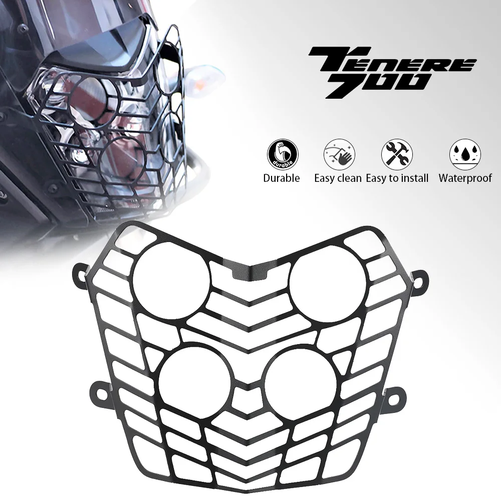 

Motorcycle Headlight Head Light Guard Protector Cover Protection Grill For Yamaha Tenere 700 TENERE 700 Tenere700 2019-2024 2023