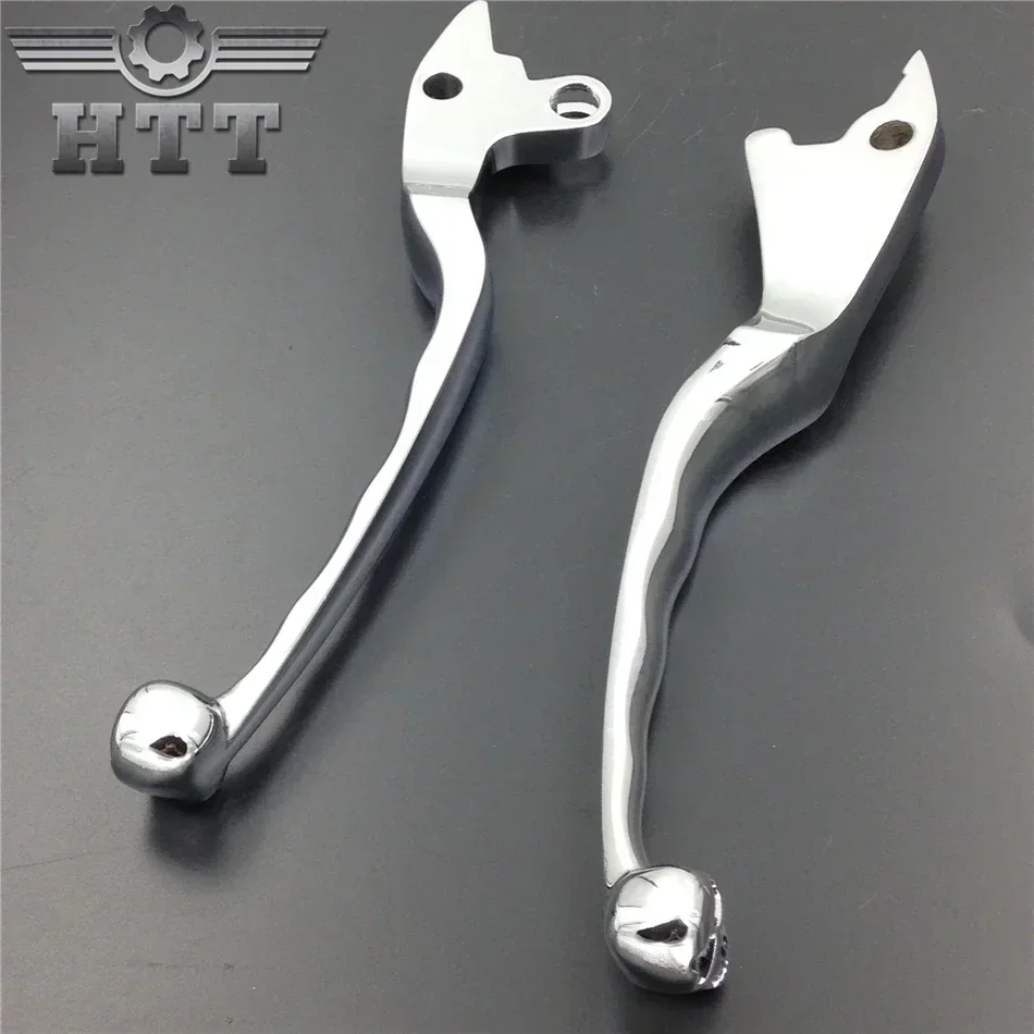 

Motorcycle Parts Brake Clutch Skull Handle Levers Fit for Suzuki Intruder 800 1400 1500 Chromed