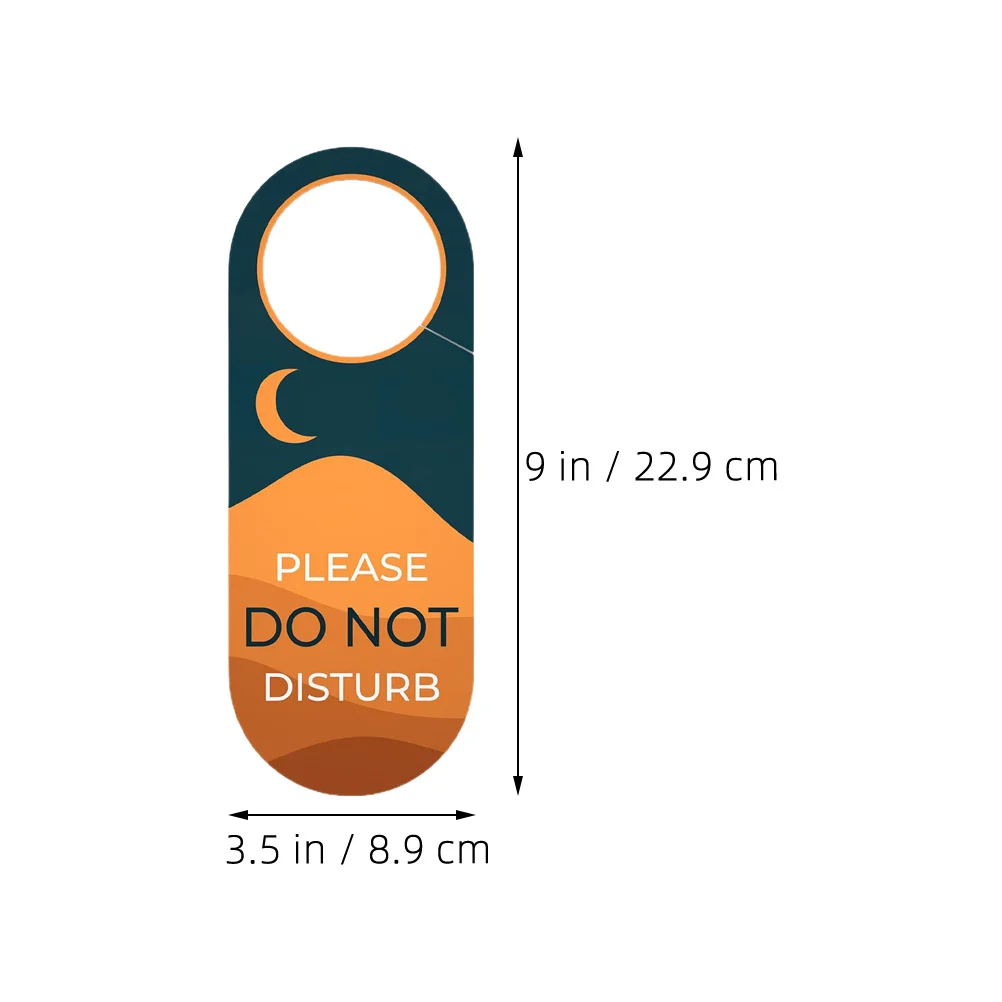 2 قطعة لا تزعج علامة الباب المغلفة ورقة مؤشر الخصوصية للفندق مكتب غرفة نوم غرفة الاجتماعات علامة معلقة مزدوجة الوجهين #6