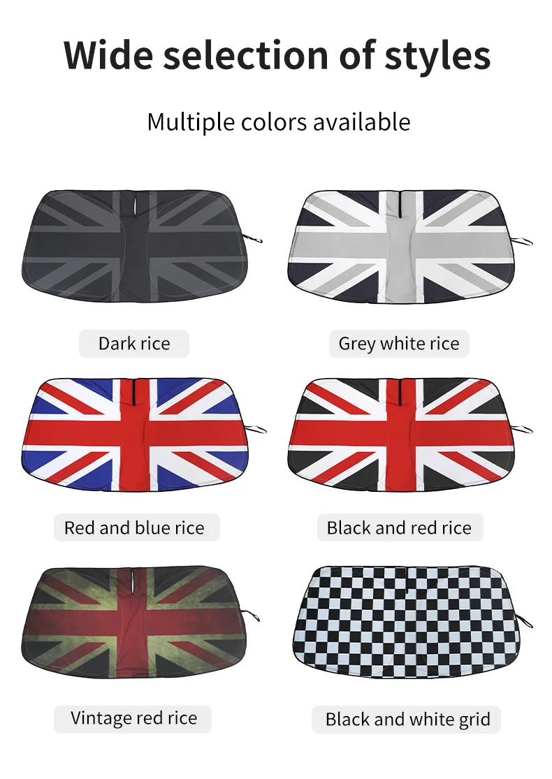 Auto Frontscheibe Sonnenschutz Abdeckung Blöcke UV Ray Reflektor Für Mini Cooper F56 F60 F65 F66 F55 R56 R60 J01 J05 Windschutzscheibe Sonnenschirm – Detail 11