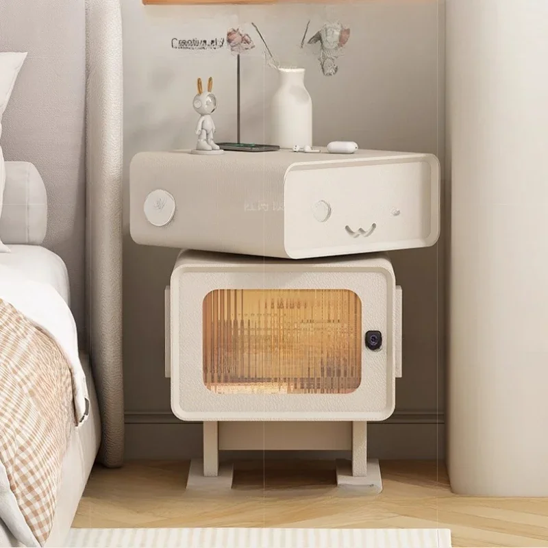Small apartment multi-functional robot cabinet side cabinet