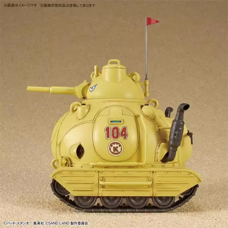 In Stock Original Bandai Genuine 1/35 SAND LAND TANK 104 Assembly Anime Action Figure Model Toys Collection Ornaments Kids Gifts