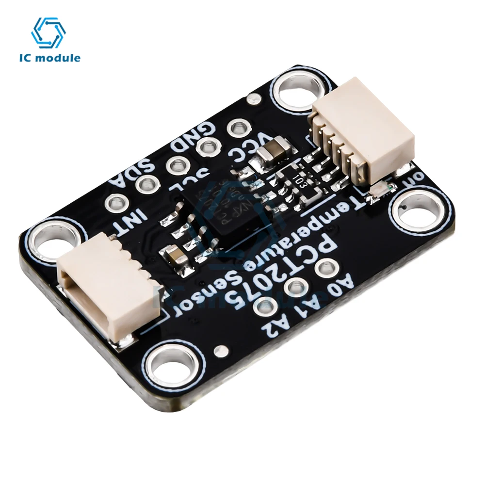 PCT2075 Temperature Sensor Module Temperature Sensor Module STEMMA QT/Qwiic PCB With Pin