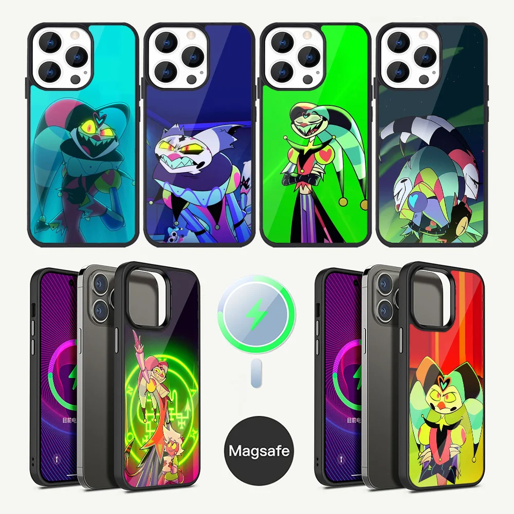 Cartoon H-Helluva B-Boss Phone Case For iPhone 16,15,14,13,12,11,Plus,Pro,Max Mini Magsafe Magnetic Wireless Charging