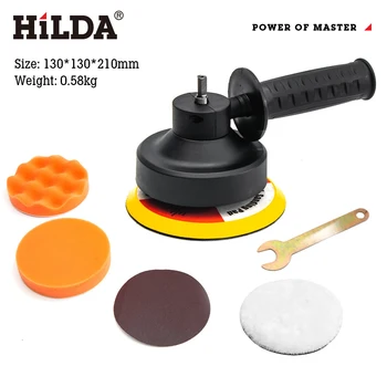 HILDA electric car polisher machine auto polishing machine adjustable speed sanding waxing tools car accessories power tool