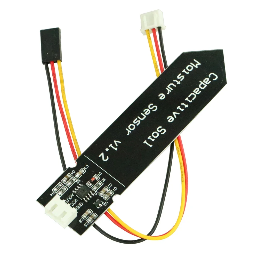 Analog Capacitive Soil Moisture Sensor V1.2 3.3~5.5V Corrosion Resistant With Gravity 3-Pin Interface for Arduino Raspberry