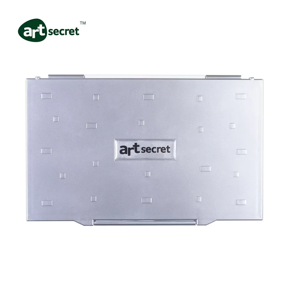 Artsecret Leak-Proof 24 Grid Moisturizing Watercolor ABS Palette - Peel-off Foldable Paint Travel Box Art Tool Supplies