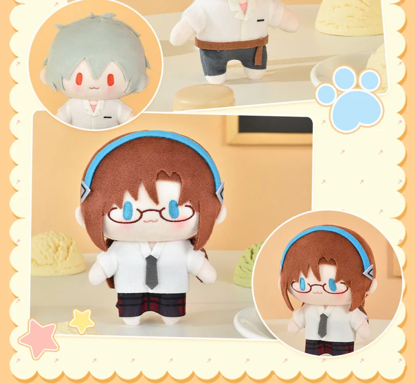 EVANGELION Kawaii Plüschpuppen NEON GENESIS EVANGELION Anime-Merchandise Kaworu Nagisa Shinji Ikari Cartoon Plüschtiere Weiche Kuscheltiere – Detail 7