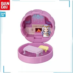 Bandai Precure Dressing Case Wooden House Scene Gashapon Anime Collection Children's Day Gifts Figure Model Toys