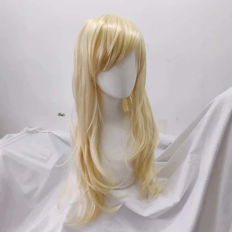 WickedCOS Wig - Universal Golden Long Curly Hair Wig for Women