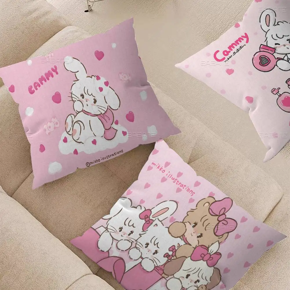 

M-Mikko C-Characters Pillow Gift Home Office Decoration Pillow Bedroom Sofa Car Cushion CoverPillow Case