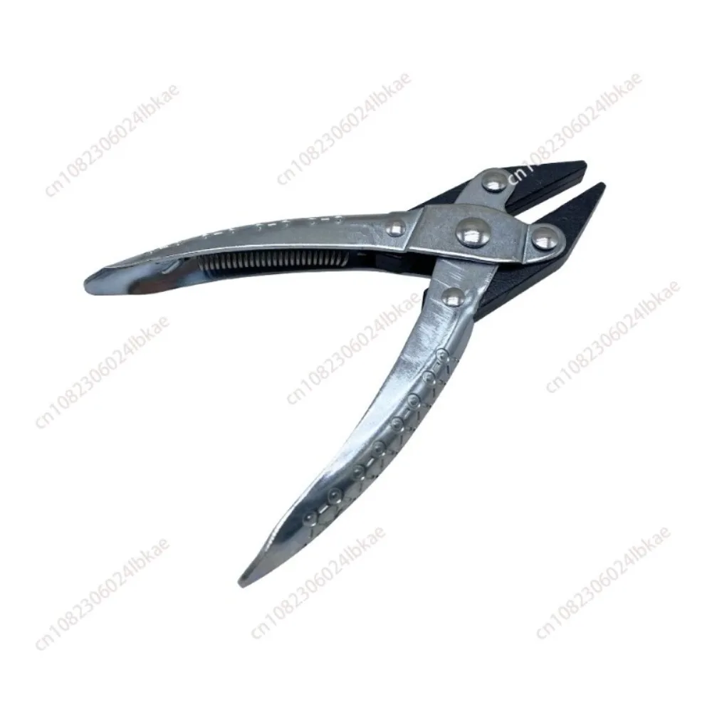 Parallel pliers pointed nose flat mouth spring jewelry metalworking clamping hardware jewelry pliers