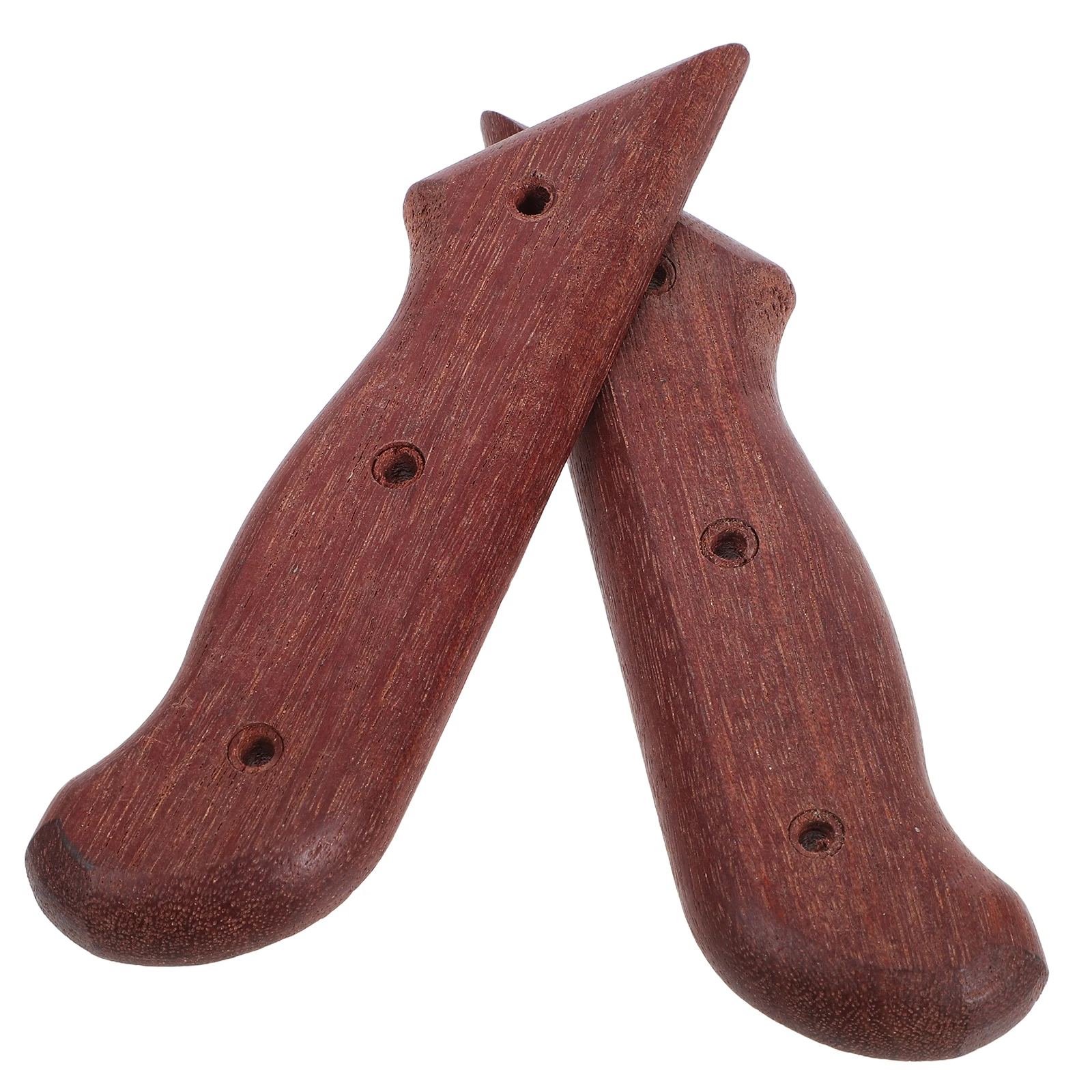 

Replacement Knife Handles Durable Dark Brown Wooden Handle For Sashimi Knife Grip Repair Accessories Hand Tools