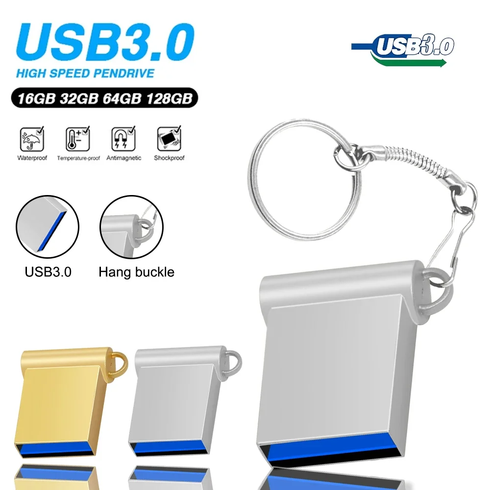 

Pendrive High Speed Flash Drives Metal Usb 3.0 16GB 32GB 64GB Usb Drive Portable Memoria Usb Flash Disk Data Transmission