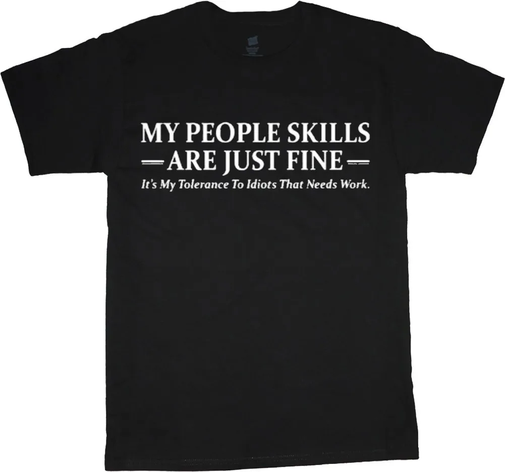 

Sale: Men's MEDIUM - Funny Saying People Skills Men's graphic Tees Clearance