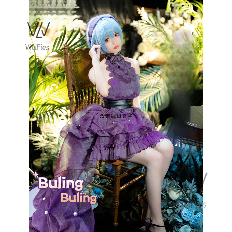 

Anime Ayanami Rei cosplay Ayanami Rei Soryu dress anime clothing women sexy cute party suit Halloween carnival uniforms