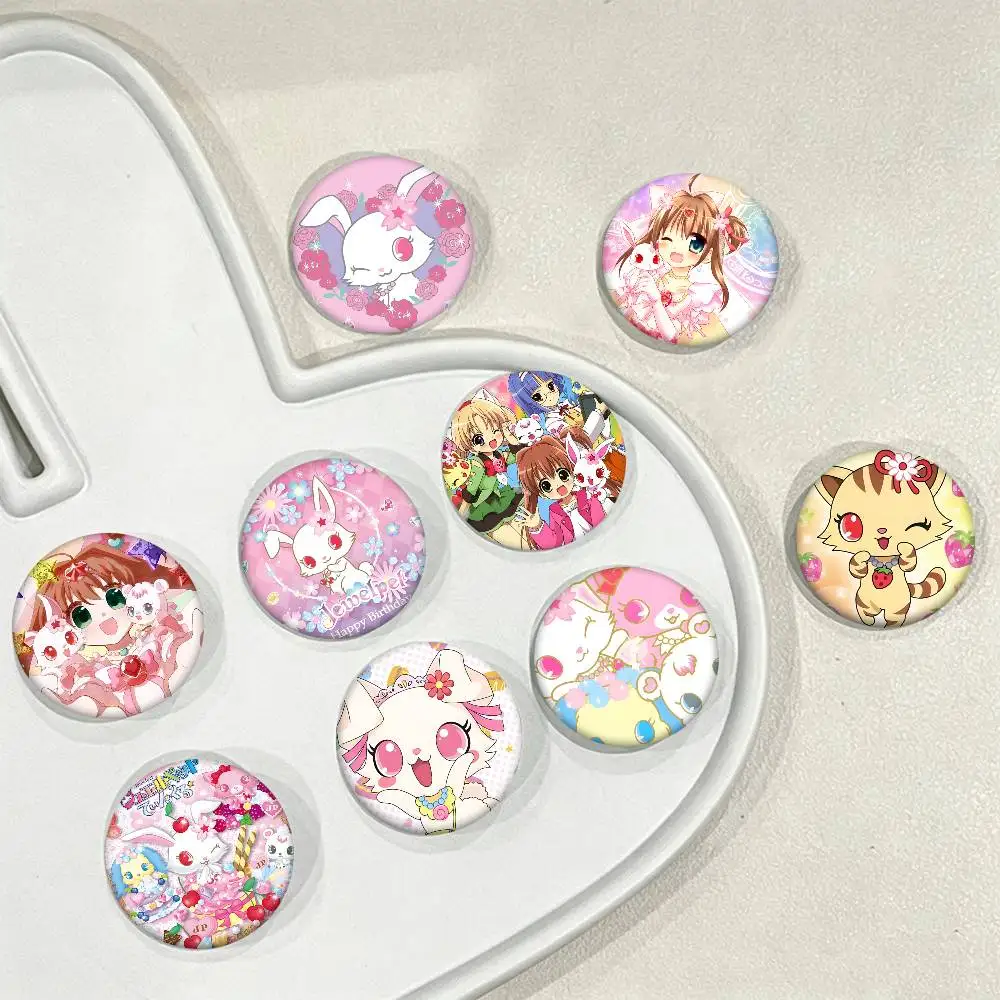 Cartoon J-Jewelpet Rundes Abzeichen Kreative Brosche Kleidung Rucksack Accessoires Anstecknadel