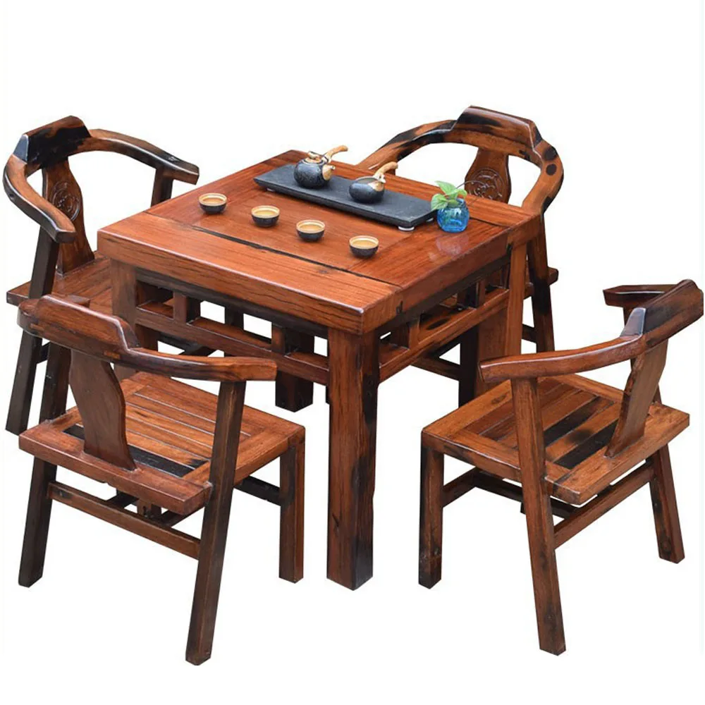 

# Solid Wood Round Dining Table With Acrylic Legs-for Small Spaces And Home Restaurants
