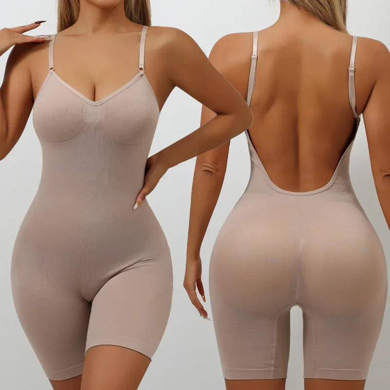 Donne Shaper Del Corpo Vita Corsetto Dimagrante Senza Soluzione di Continuità Dimagrante Vita Trainer Shapewear Butt Lifter Tuta Reggiseno Push Up Coscia Più Sottile