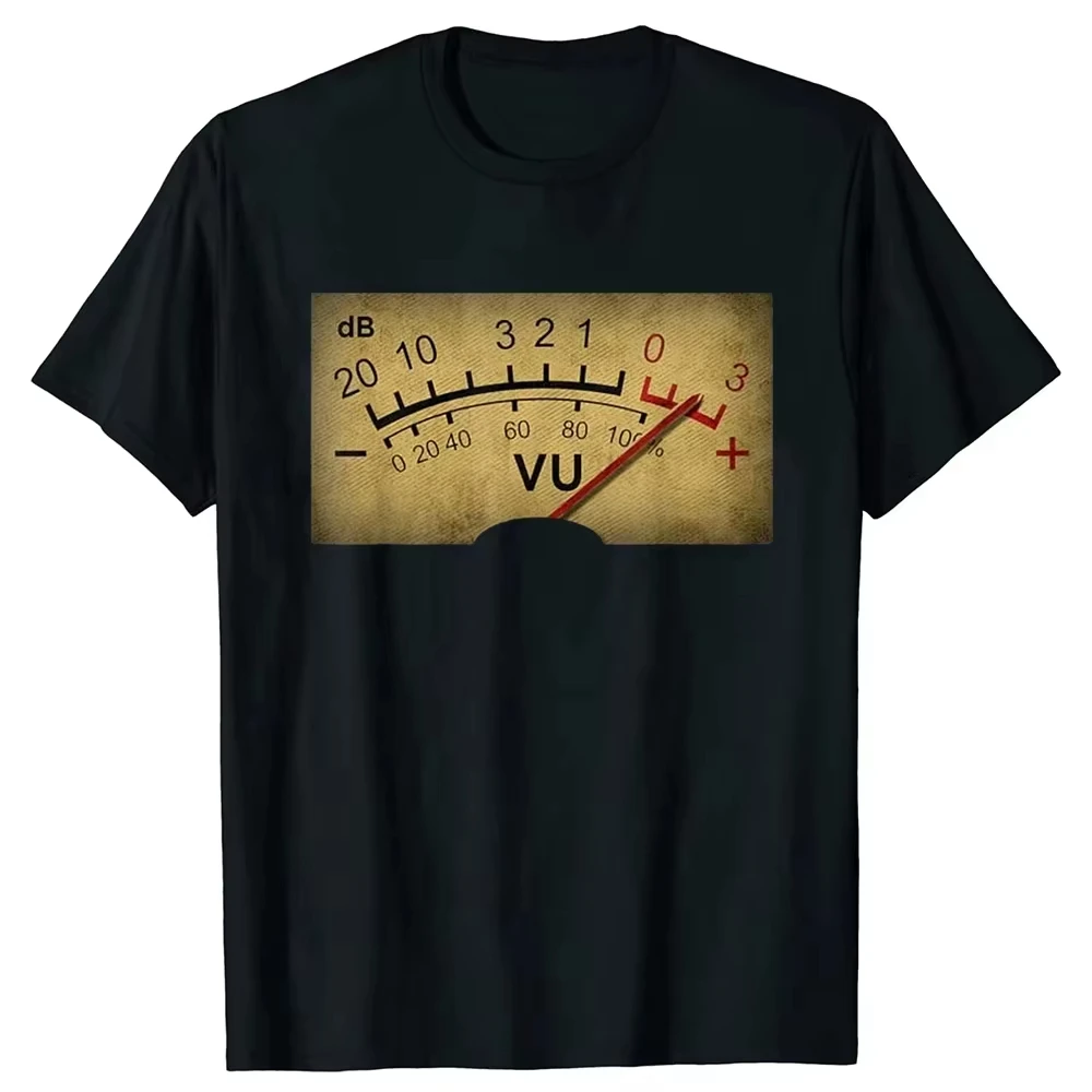 

The Latest Men's Pure Cotton T-shirt From 2025 Dj Simulation Audio Comfortable Breathable High-quality Beach Travel Party Unisex