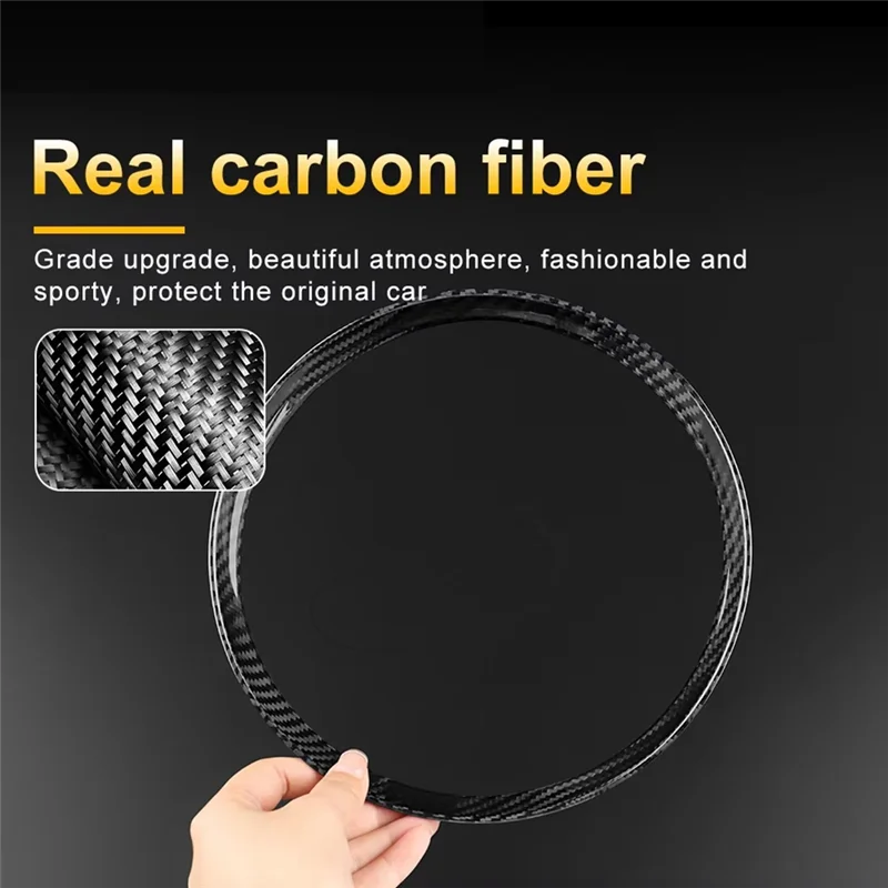 

BB-настоящее углеродное волокно для Mini R55 R56 R57 2007-2013 автомобильный центр управления спидометром инструмент внутренняя рамка наклейка