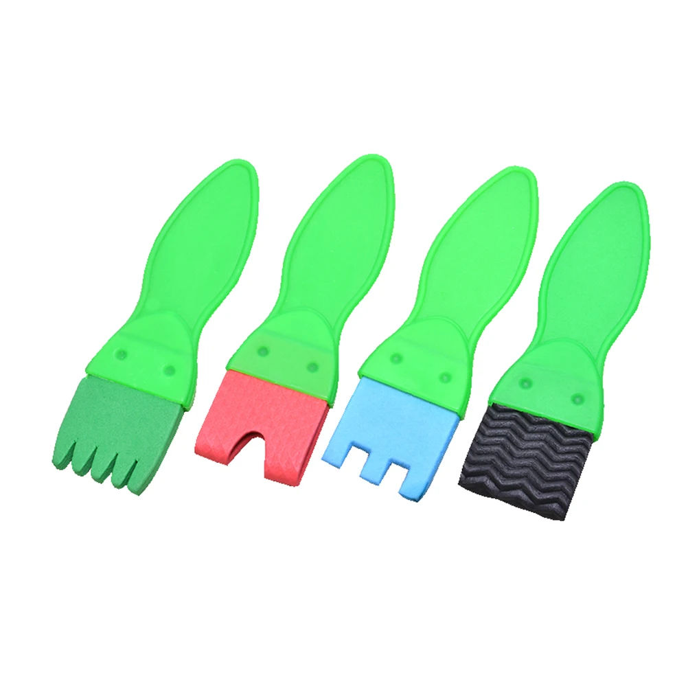 

18 Pcs Kids Painting Set Sponge Drawing Brush Tools Washable Durable Art Supplies Children Graffiti Baby Clothes Protection