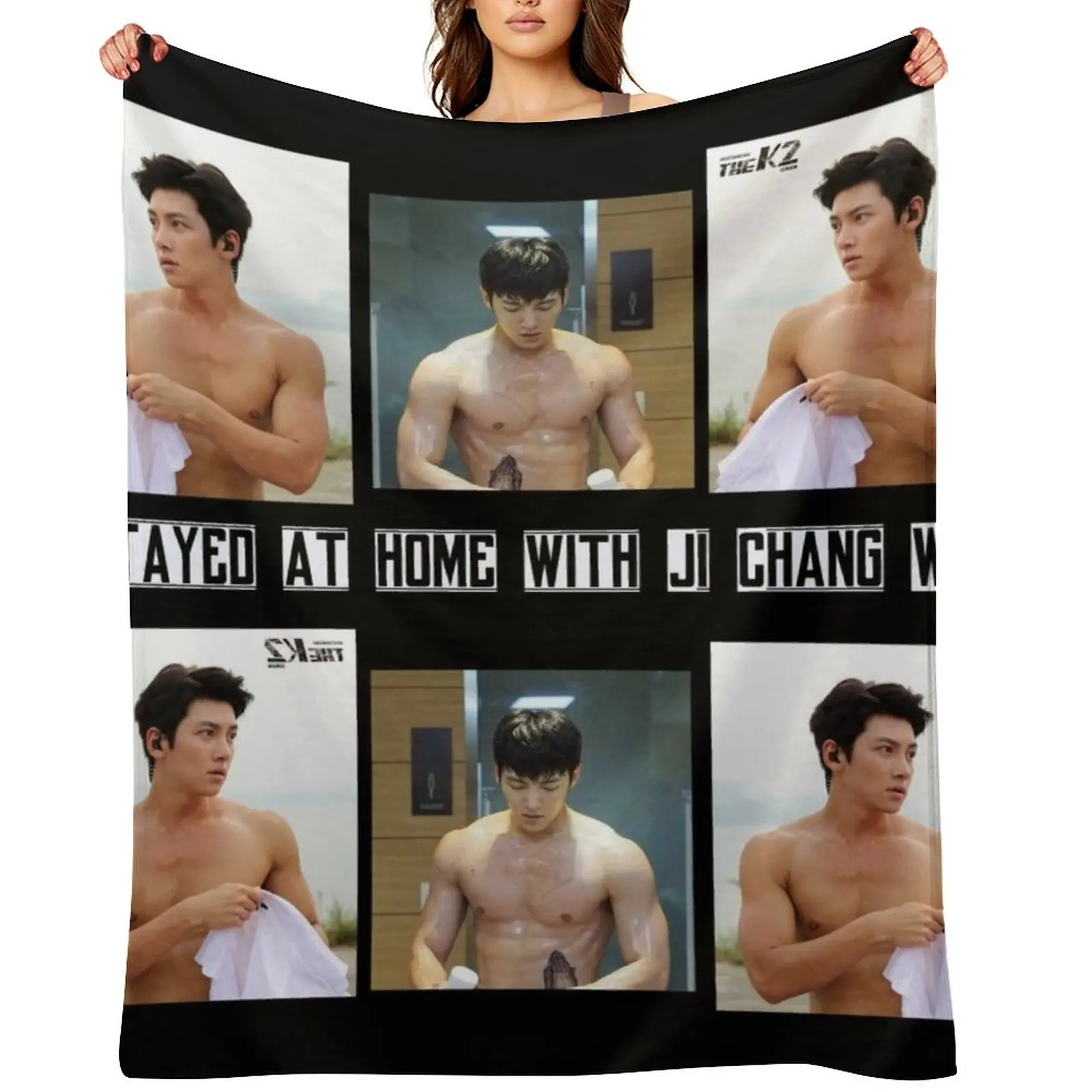 

Ji Chang Wook [ISH] Series Throw Blanket Luxury St Thins Designers anime Blankets