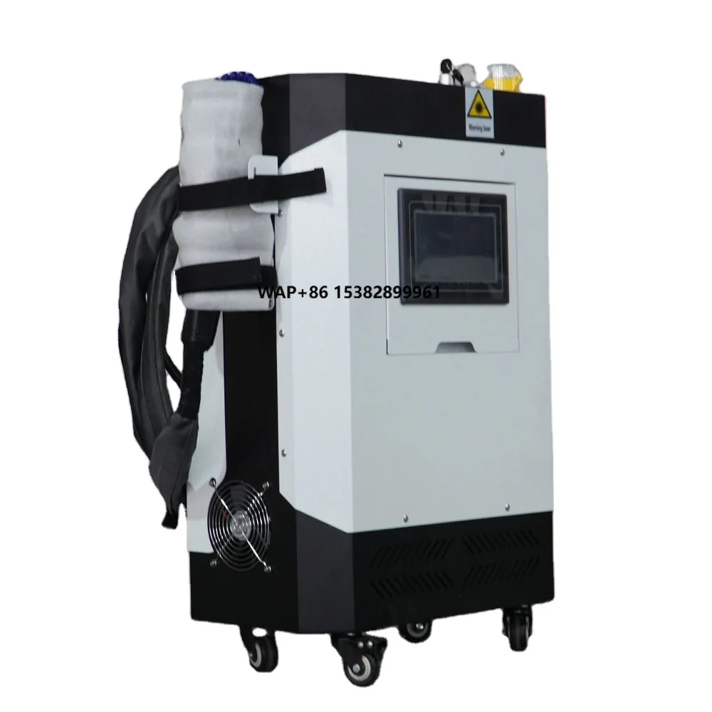 New 200W Fiber Cleaning Machine Portable Industrial Grade for Aluminum Steel Metal Rust Removal with  Speed