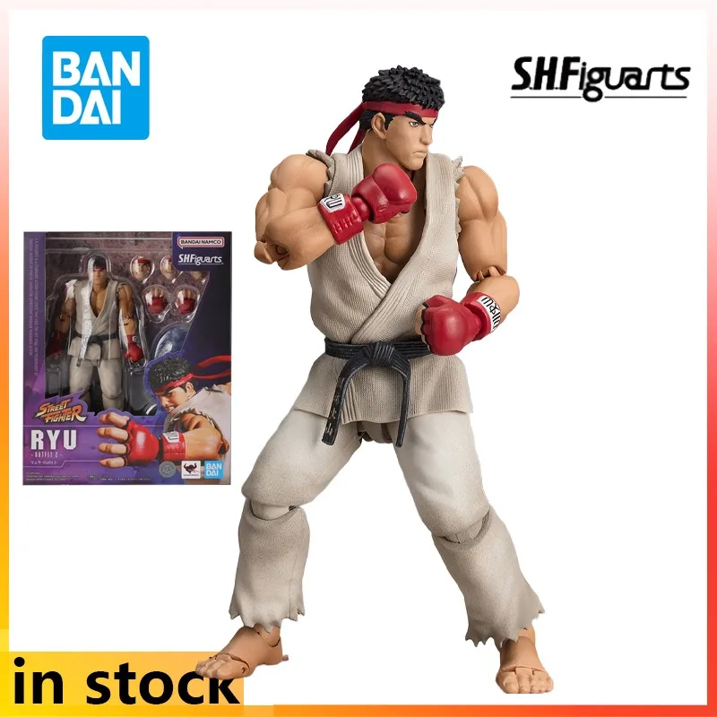 Bandai 1/12 S.H. Figuarts Mobile Toys Series Street Fighter Series Long Anime Figure Model Toys Model Gifts for Boys