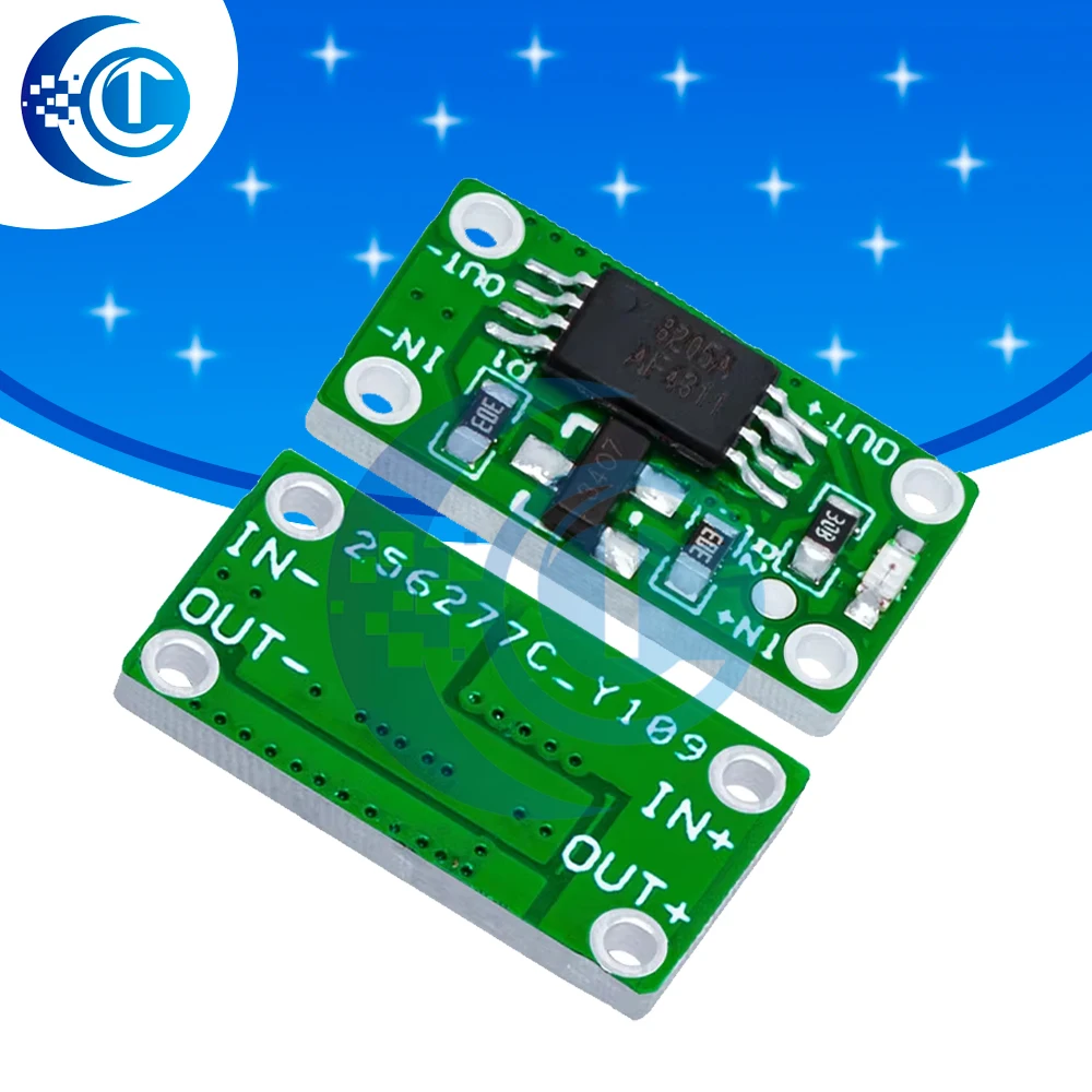 Multi-Voltage 3.7V 7.4V 7.5V 12V Anti-Reverse Protector 4A Battery Power Supply Anti-Reverse Connection Module