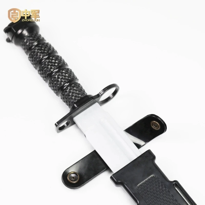 funny gift:30cm 95 plastic bayonet,role play movie performance props,detachable rubber sword military model kids toys cool stuff