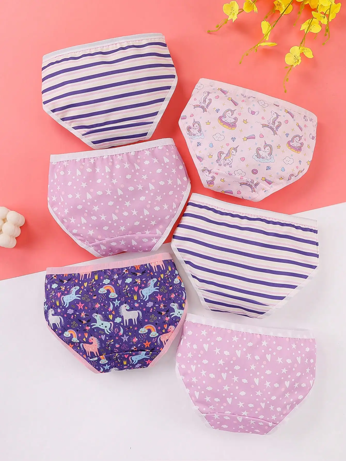 Girls' (Small) Bras - Non-Wired Bras, Random 5 Pieces