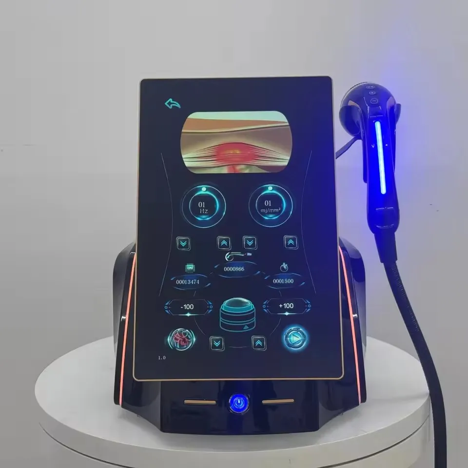 

Shockwave Therapy Physiotherapy Machine ABS Plastic and Metal Home Use Pain Treatment Device for Body Application