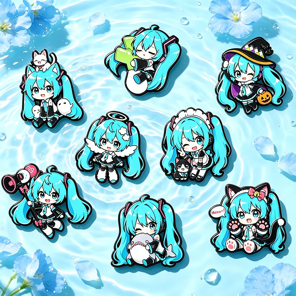Kawai Chibi Virtual Singer Mik - đánh giá và giá Lapel Pin Enamel