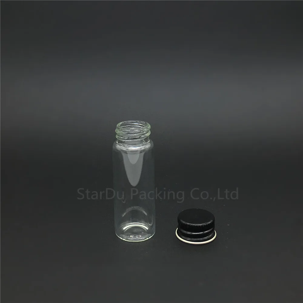 Free Shipping 50pcs/lot Diameter 22*60mm 14ml Glass Bottle Screw Cap For Vinegar alcohol, carft/storage Candy Bottles