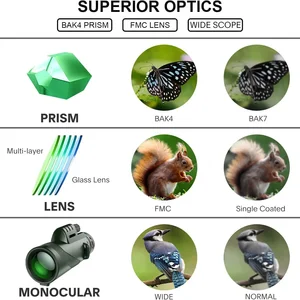 Teleskop monoküler profesyonel astronomik 80x100 hd, zoom, uzun menzilli standı, telefon için klip, avcılık için, açık havada, kamp, tur Örümcek teleskopunun 6 büyük satışı-no. 6