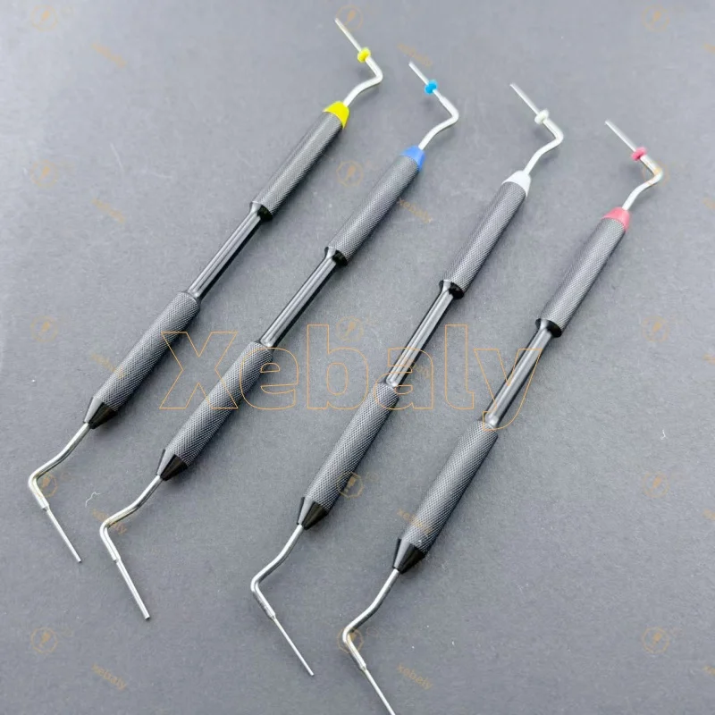 

4Pcs Dental Endo Buchanan Hand Plugger Fill Instrument NiTi Stainless Tip Root Canal Filler Vertical Pressure Device