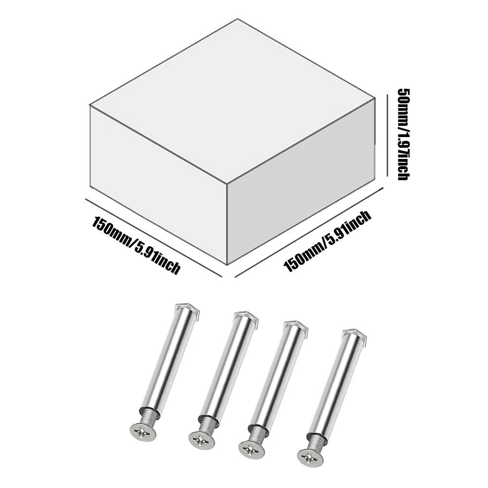 4pcs Chassis Fan Screws Enhanced Stability Cooling Fan Nut Screws Quieter Operation Cooling Fan Mount Screws for PC Case Fan