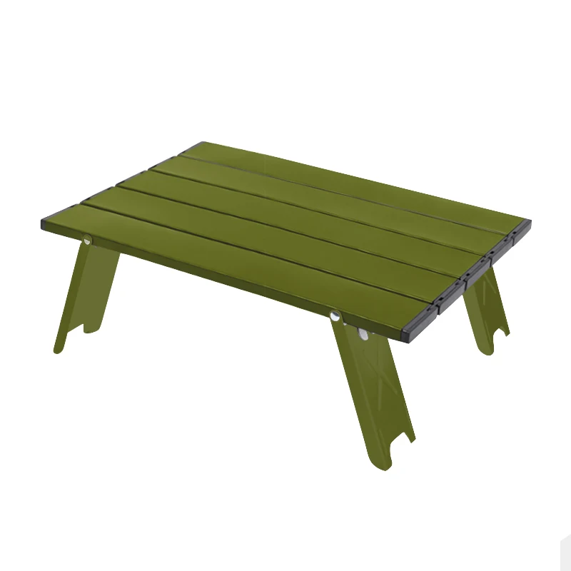 WESTTUNE Mini Camping Table Ultralight Portable Aluminum Alloy Outdoor Table Roll-Up Folding Table for Backpacking Picnic BBQ image 3